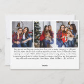 クラシック・メリー・クリスマス年レビュー9写真 シーズンカード (裏面)