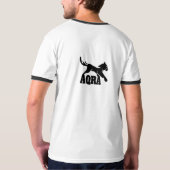 クラシック メンズパーカー | シンプルな普段着 Tシャツ (裏面フル)