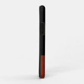 クラシック メンズ モノグラム レザー アート Case-Mate iPhoneケース (裏面/右)