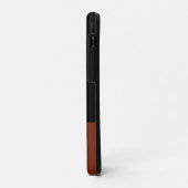 クラシック メンズ モノグラム レザー アート Case-Mate iPhoneケース (裏面/左)