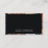 クラシック |モノグラム |プロフェッショナル 名刺 (裏面)