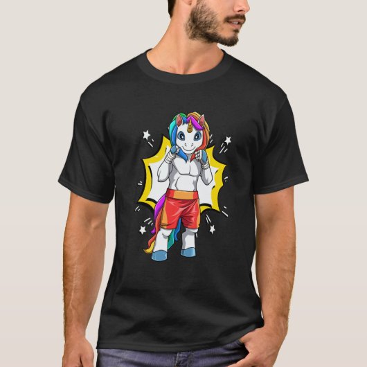 クラシック ユニコーン 空手 テコンドー MMA 柔道 Tシャツ (正面)