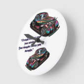 クラシック ラウンド壁時計 (傾斜)