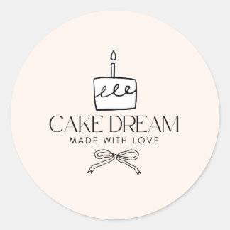 クラシック ラウンド ステッカー