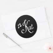 クラシック、ラウンド、ロゴシール ラウンドシール (封筒)