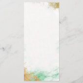 クラシック ラックス マーブル ウェディング メニュー (裏面)