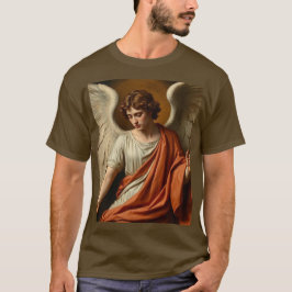 クラシック ルネサンスの天使 メンズTシャツ Tシャツ