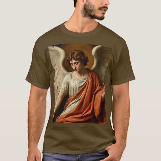 クラシック ルネサンスの天使 メンズTシャツ Tシャツ (正面)