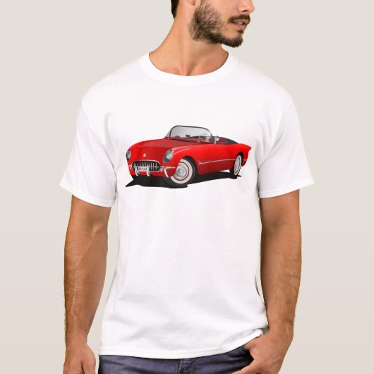 クラシック レッド カー Tシャツ (正面)