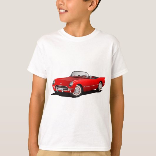 クラシック レッド カー Tシャツ (正面)
