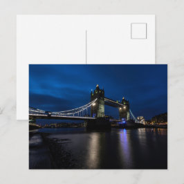 クラシック ロンドン タワー ブリッジ 風景 郵便ハガキ ポストカード