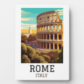 クラシック ローマ イタリア コロッセオ 歴史的 フォトプラーク (正面)