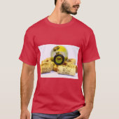 クラシック ワインボトル アートTシャツ Tシャツ (正面)