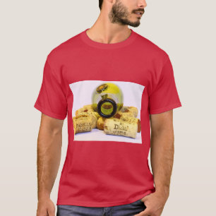 クラシック ワインボトル アートTシャツ Tシャツ