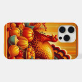 クラシック/ヴィンテージな感謝祭のターキー iPhoneケース (裏面横)