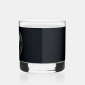 クラシック、ヴィンテージウルフ&ムーン ウイスキーグラス (右)