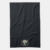 クラシック、ヴィンテージウルフ&ムーン キッチンタオル (縦)