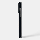 クラシック、ヴィンテージウルフ&ムーン iPhoneケース (左側面)