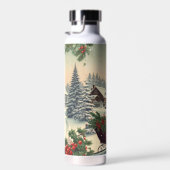 クラシック/ヴィンテージクリスマスシーン ウォーターボトル (右面)