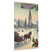 クラシック/ヴィンテージクリスマスシーン クリップボード (右)