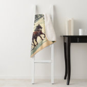 クラシック/ヴィンテージクリスマスシーン シェルパブランケット (インサイチュ)