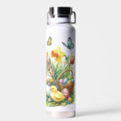 クラシック/ヴィンテージ春ウサギ/チキン ウォーターボトル (背面)