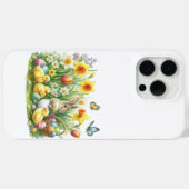 クラシック/ヴィンテージ春ウサギ/チキン Case-Mate iPhoneケース (裏面 (横))