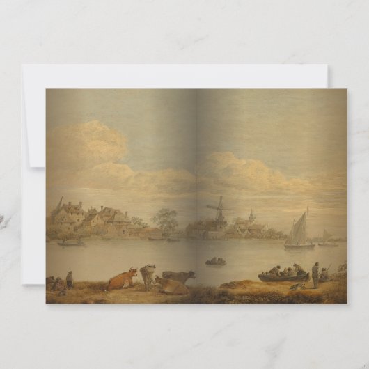 クラシック ヴィンテージ本 招待状 (裏面)