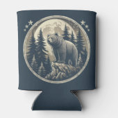 クラシック/ヴィンテージ荒野ベア 缶クーラー (裏面)