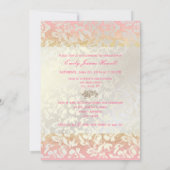 クラシック ヴィンテージ/グランジ/スワール/ダマスク/卒業 招待状 (裏面)