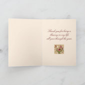 クラシック ヴィンテージ チューリップ カスタム 母の日 シーズンカード (内部)