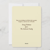 クラシック ヴィンテージ ホリーの実 写真 クリスマス (裏面)