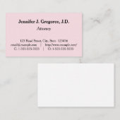 クラシック、伝統的ヴィンテージ名刺 名刺 (正面/裏面)