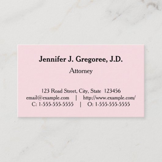 クラシック、伝統的ヴィンテージ名刺 名刺 (正面)