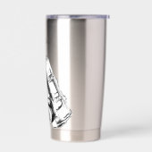 クラシック 保温保冷タンブラー (左面)