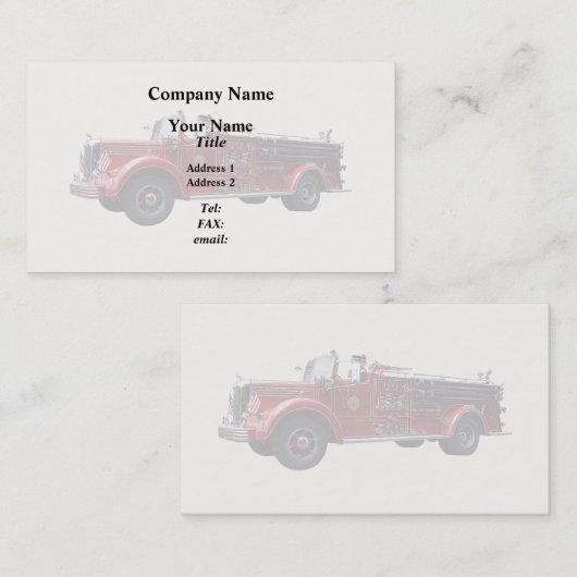 クラシック 名刺 (正面/裏面)