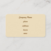 クラシック 名刺 (裏面)