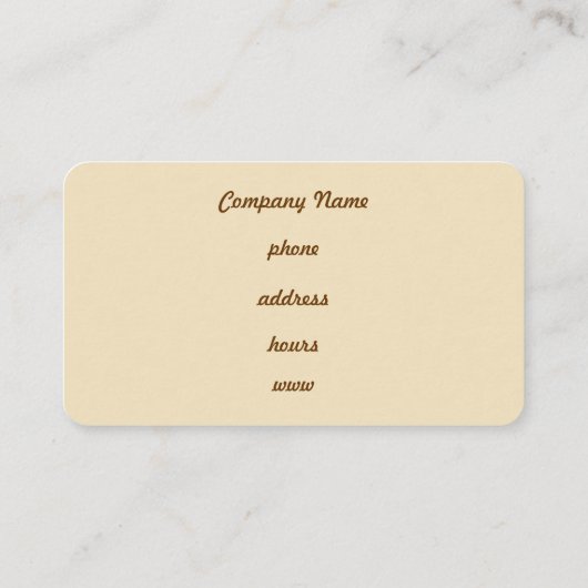 クラシック 名刺 (裏面)