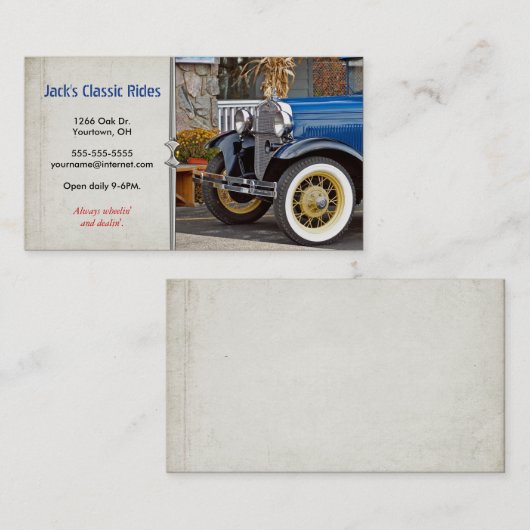 クラシック 名刺 (正面/裏面)