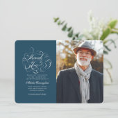 クラシック·書シンプル道写真記念碑 サンキューカード (スタンド正面)