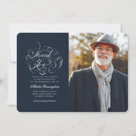 クラシック·書シンプル道写真記念碑 サンキューカード