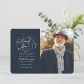 クラシック·書シンプル道写真記念碑 サンキューカード (スタンド正面)