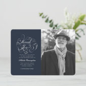 クラシック·書シンプル道写真記念碑 サンキューカード (スタンド正面)