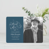 クラシック·書シンプル道写真記念碑 サンキューカード (スタンド正面)