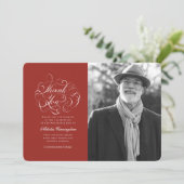 クラシック·書シンプル道写真記念碑 サンキューカード (スタンド正面)