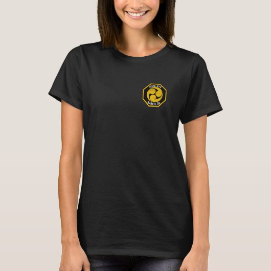 クラシック 沖縄空手 上地流 空手道 武道 日本 ヴィンテージTシャツ Tシャツ (正面)