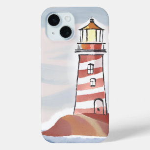 クラシック 海沿岸水色 iPhone 15ケース