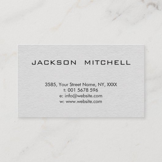 クラシック-犬の調教師- K9トレーナー 名刺 (裏面)