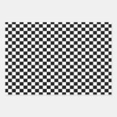 クラシック(白市松模様に) ラッピングペーパーシート (正面3)