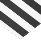 クラシック(白黒ストライプ)  テーブルクロス (アングル)